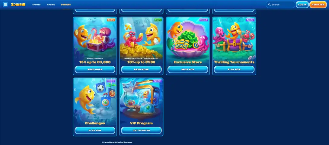 Spinfin casino welcome bonus Spinfin casino welcome bonus